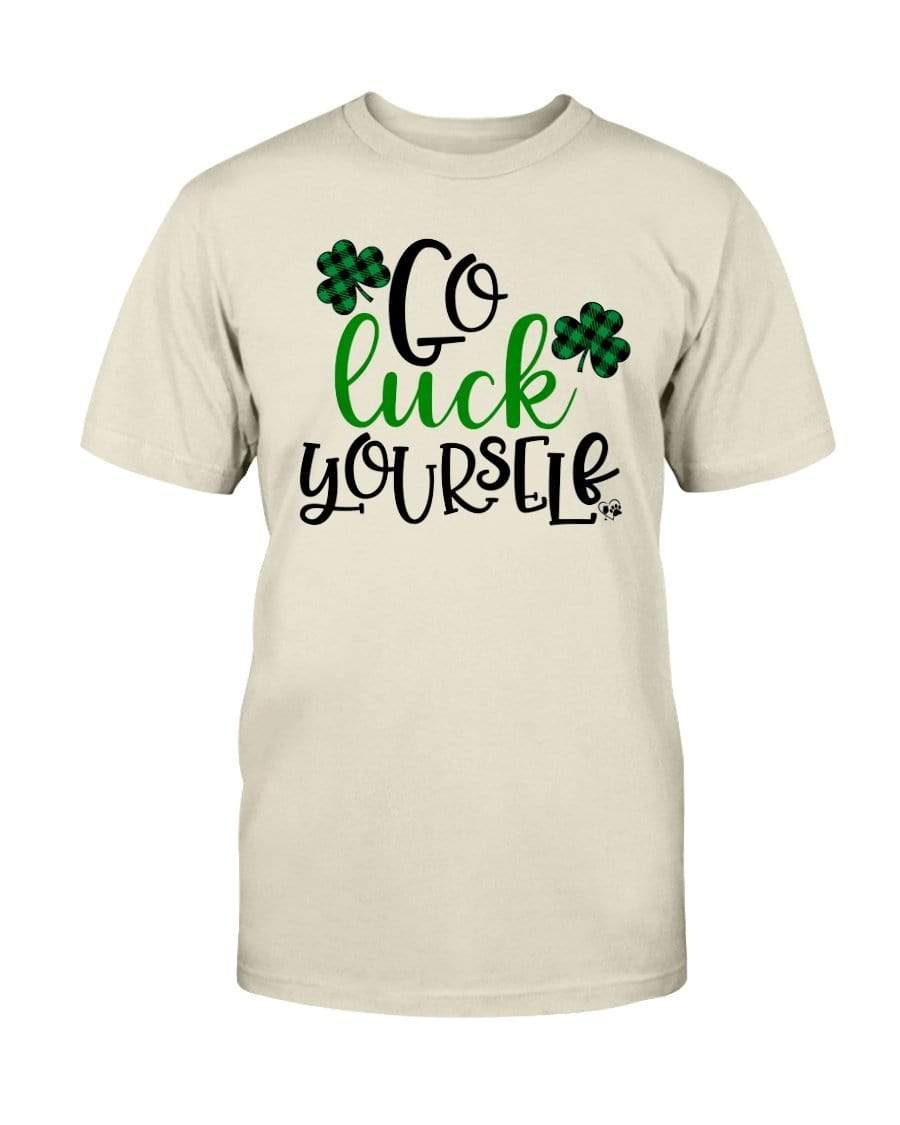 Shirts Natural / S Winey Bitches Co "Go Luck Yourself" Ultra Cotton T-Shirt WineyBitchesCo