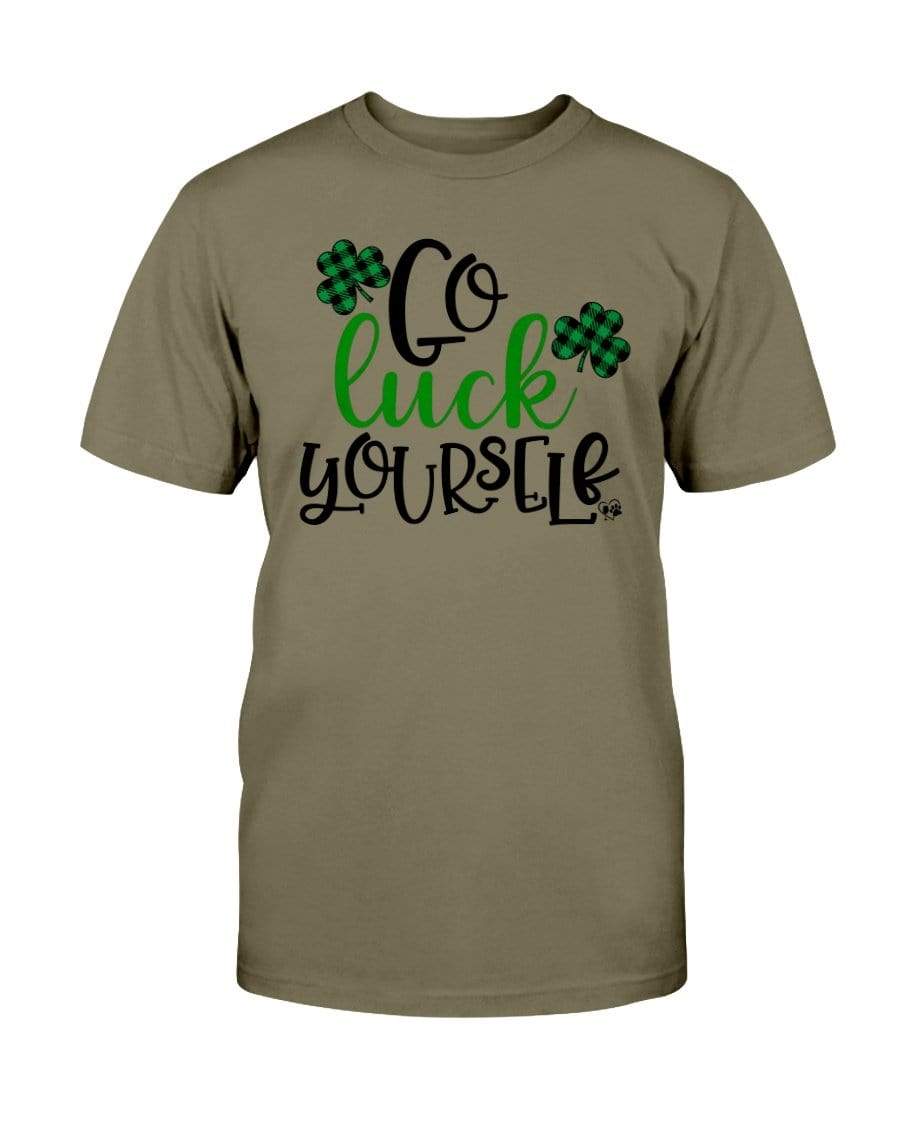 Shirts Olive / S Winey Bitches Co "Go Luck Yourself" Ultra Cotton T-Shirt WineyBitchesCo