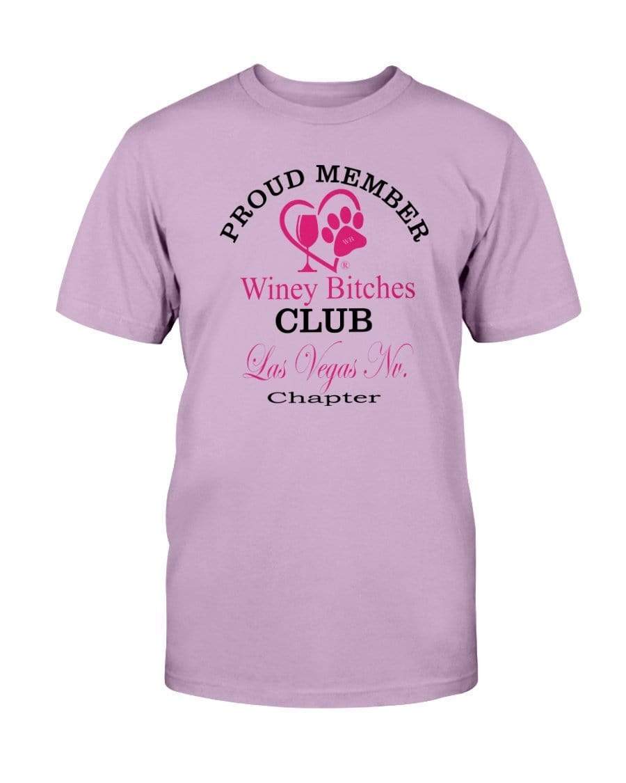 Shirts Orchid / S Winey Bitches Club Proud Member- Las Vegas Nv Chapter Ultra Cotton T-Shirt WineyBitchesCo