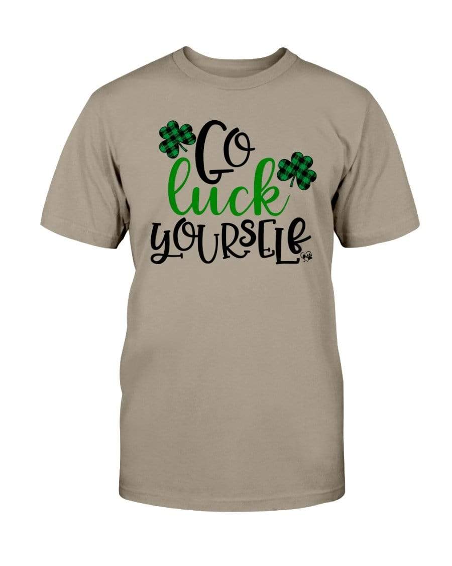 Shirts Prairie Dust / S Winey Bitches Co "Go Luck Yourself" Ultra Cotton T-Shirt WineyBitchesCo