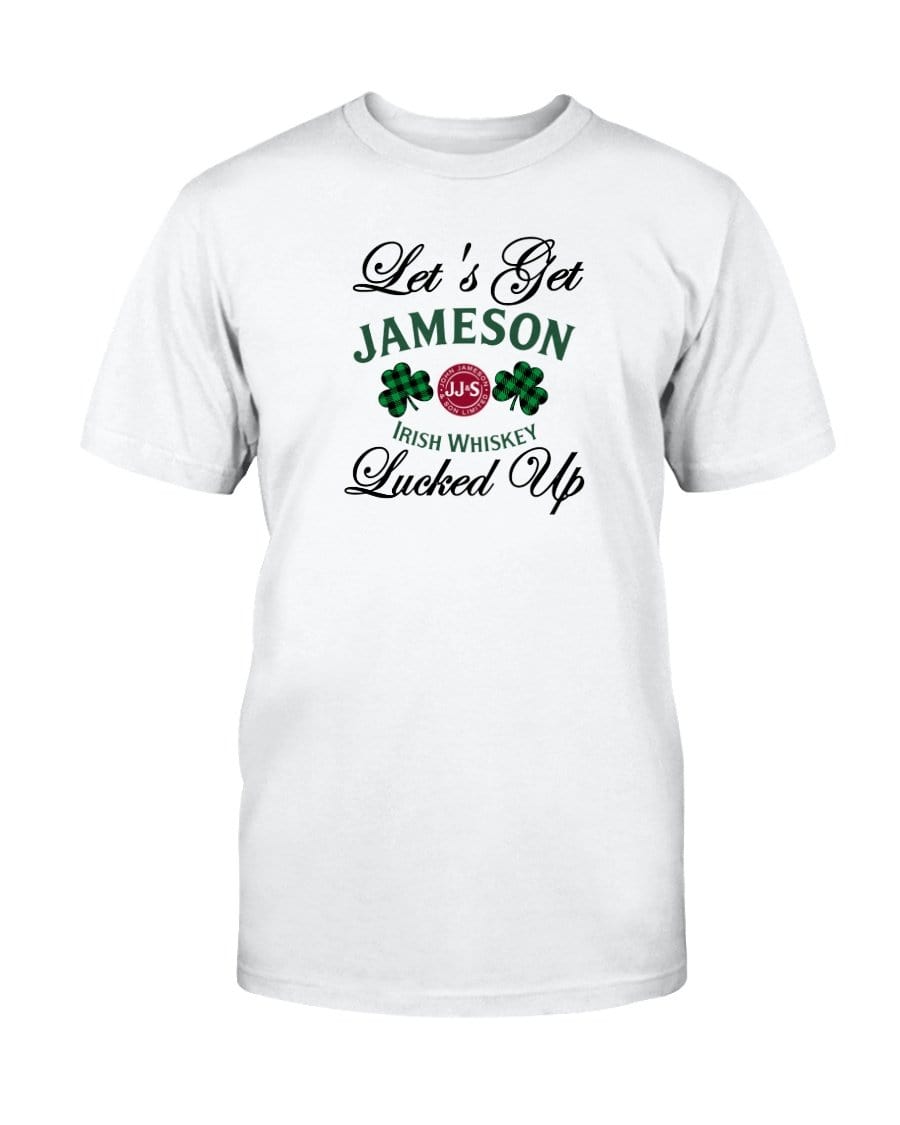 Shirts Prepared For Dye / S Winey Bitches Co "Let's Get Lucked Up" Jameson Ultra Cotton T-Shirt WineyBitchesCo
