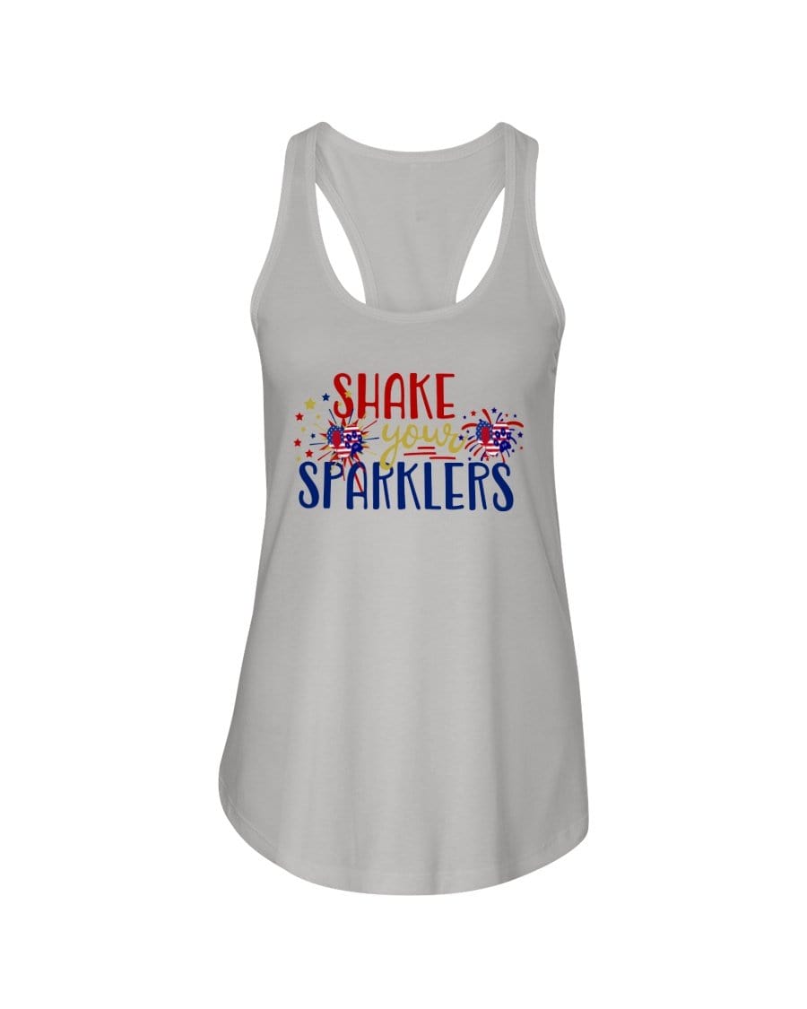 Shirts Silver / XS Winey Bitches Co "Shake your Sparklers" Ladies Racerback Tank WineyBitchesCo