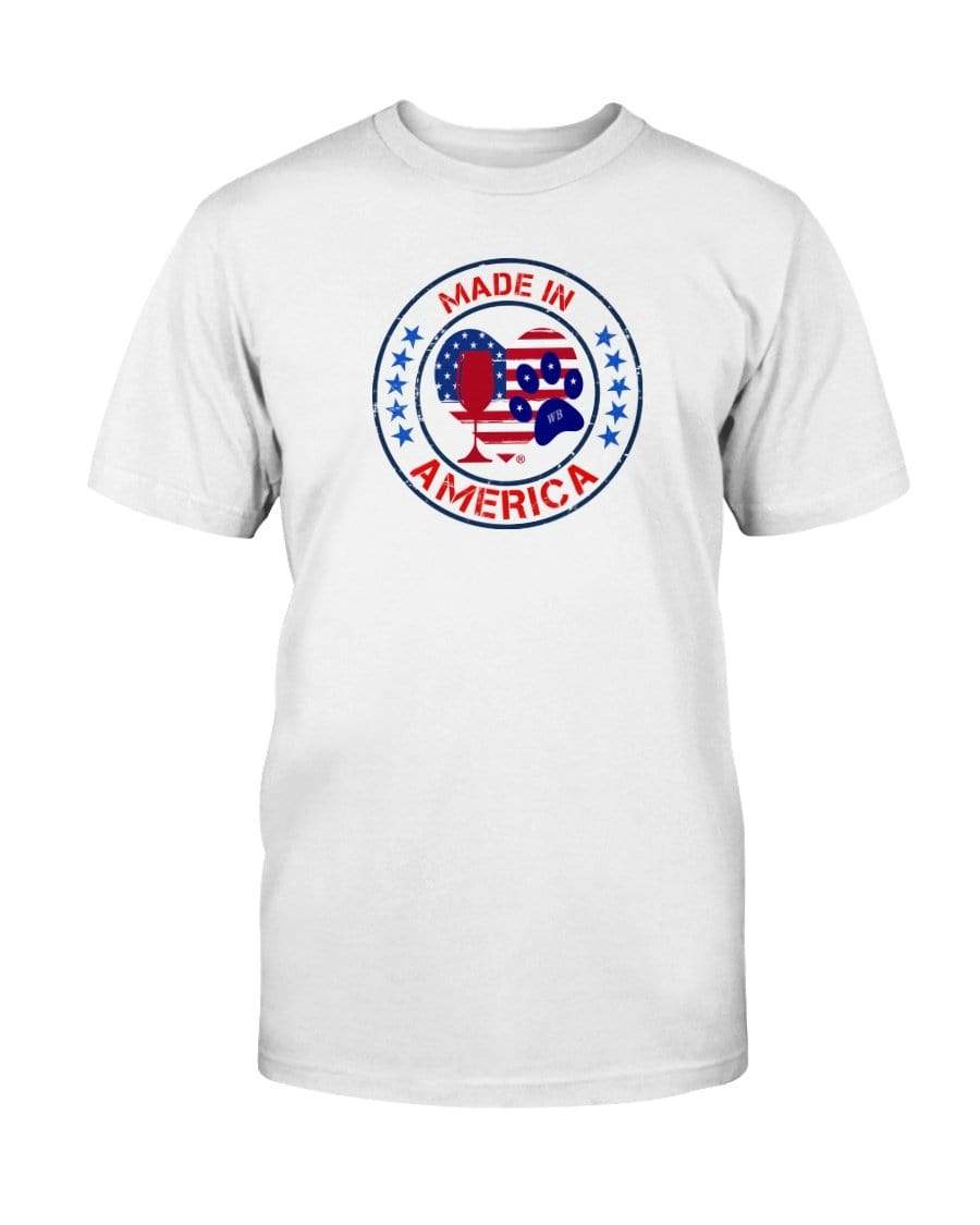 Shirts White / S Winey Bitches Co "Made In America" Ultra Cotton T-Shirt WineyBitchesCo
