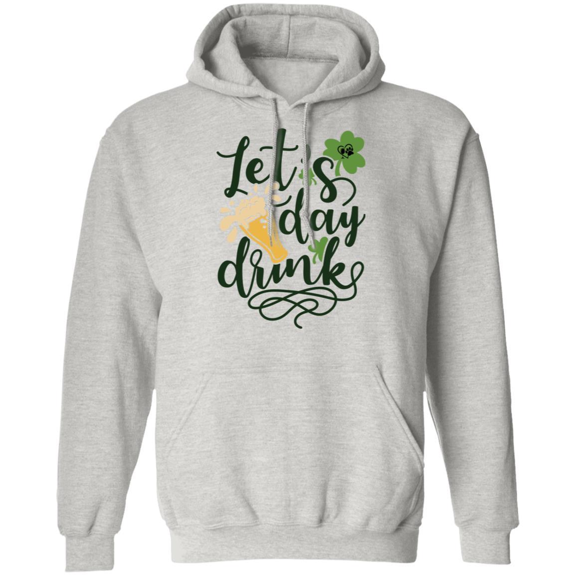 Sweatshirts Ash / S Winey Bitches Co "Let's Day Drink" Pullover Hoodie 8 oz. WineyBitchesCo