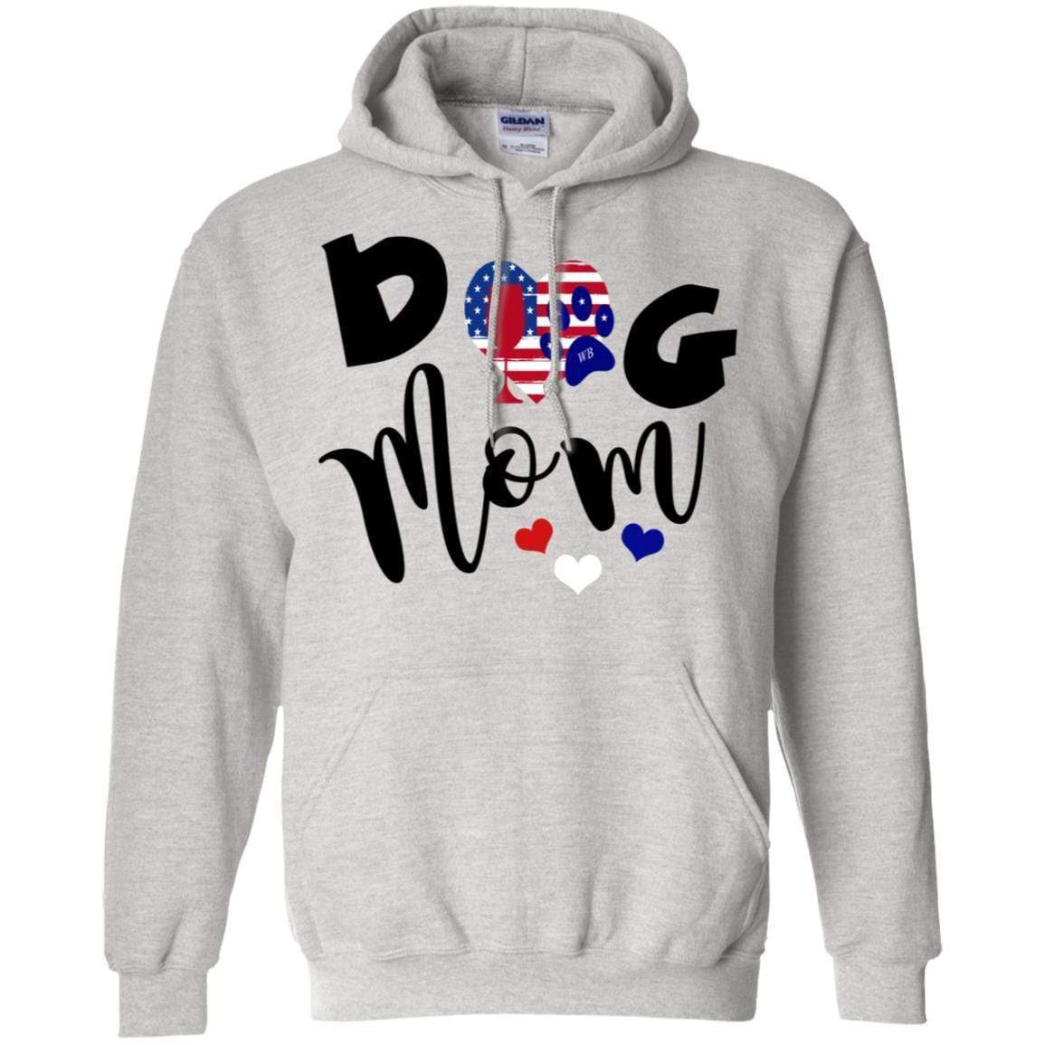 Sweatshirts Ash / S WineyBitches.Co Dog Mom Pullover Hoodie 8 oz. WineyBitchesCo