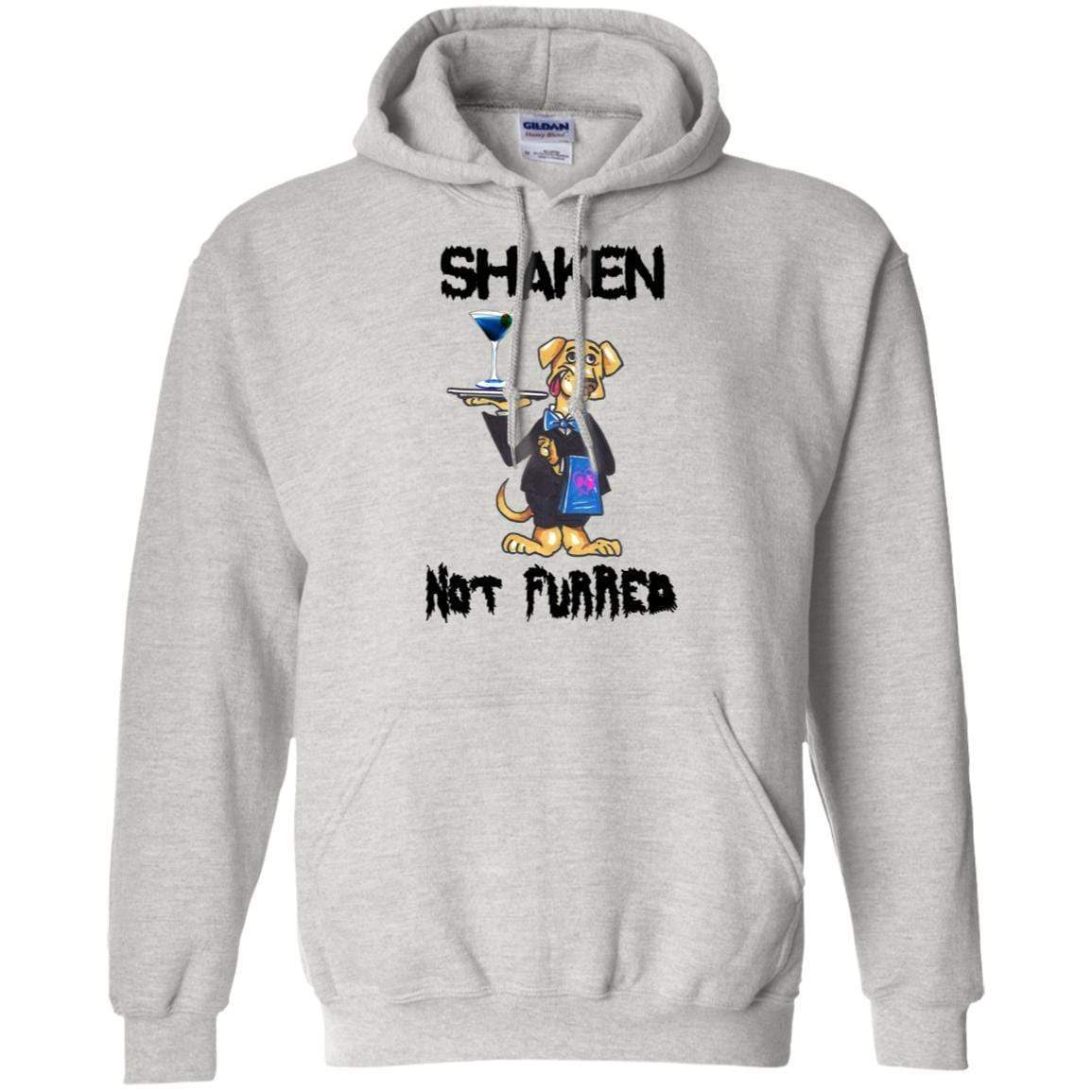 Sweatshirts Ash / S WineyBitches.Co "Shaken Not Furred" Pullover Hoodie 8 oz. WineyBitchesCo