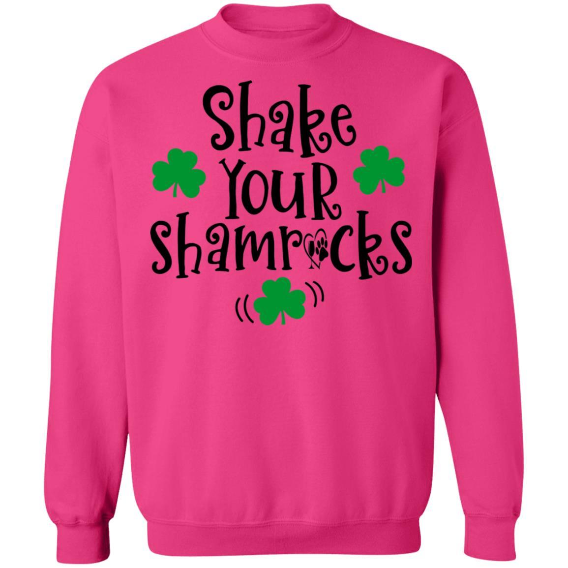 Sweatshirts Heliconia / S Winey Bitches Co "Shake Your Shamrocks" Crewneck Pullover Sweatshirt 8 oz. WineyBitchesCo