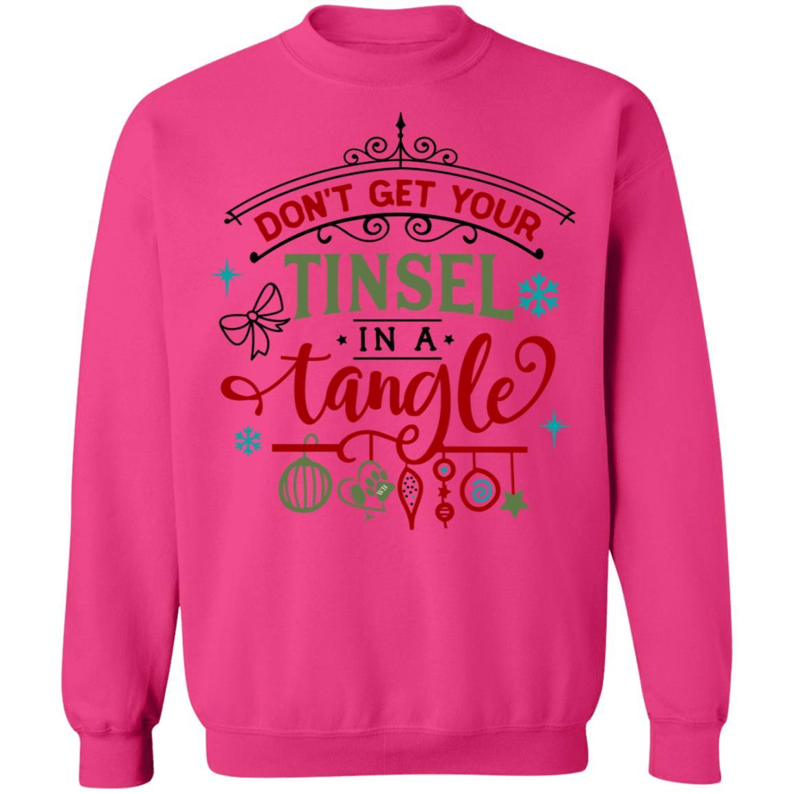 Sweatshirts Heliconia / S WineyBitches.Co " Don't Get Your Tinsel In A Tangle" Crewneck Pullover Sweatshirt 8 oz. WineyBitchesCo
