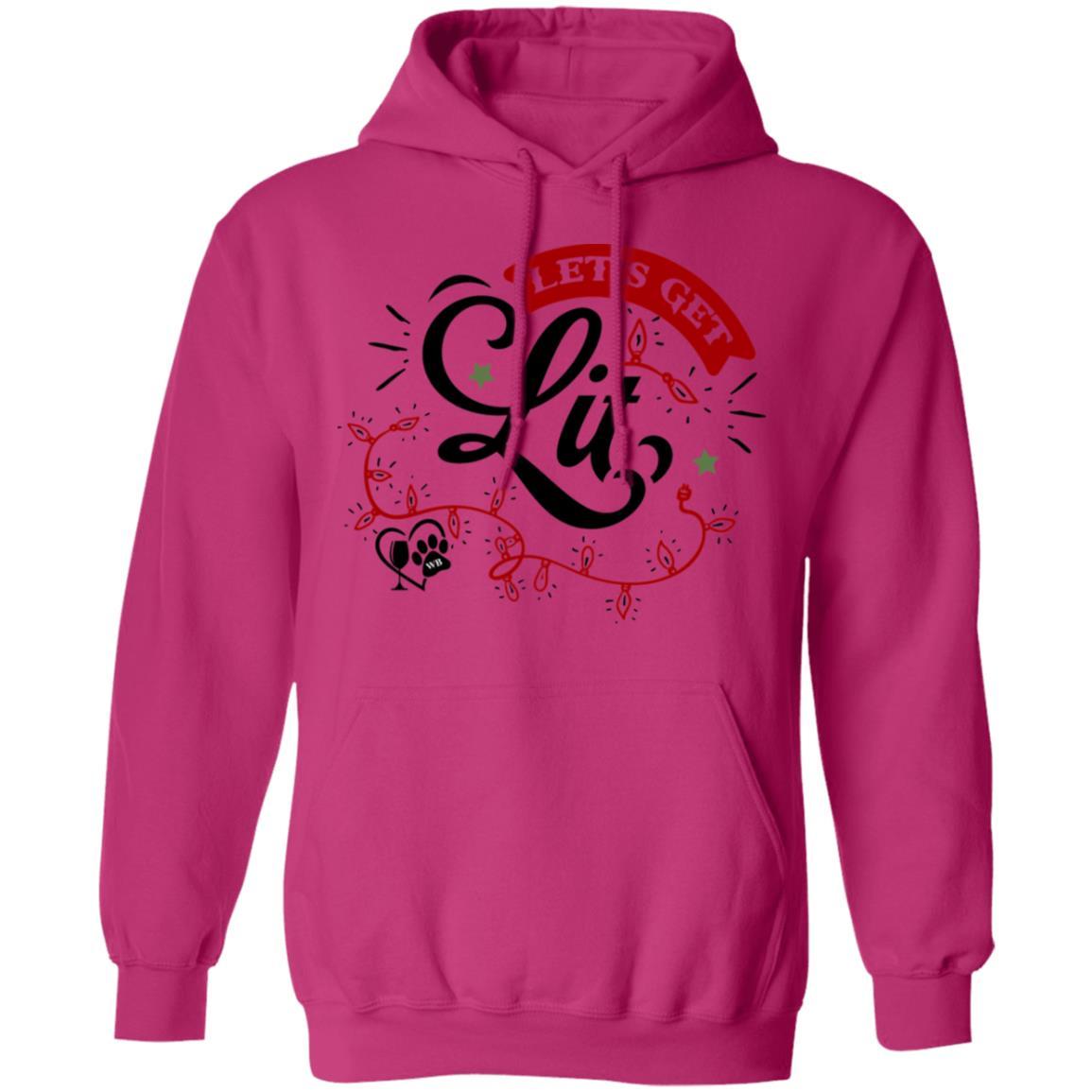 Sweatshirts Heliconia / S WineyBitches.Co 'Let's Get Lit" Pullover Hoodie 8 oz. WineyBitchesCo