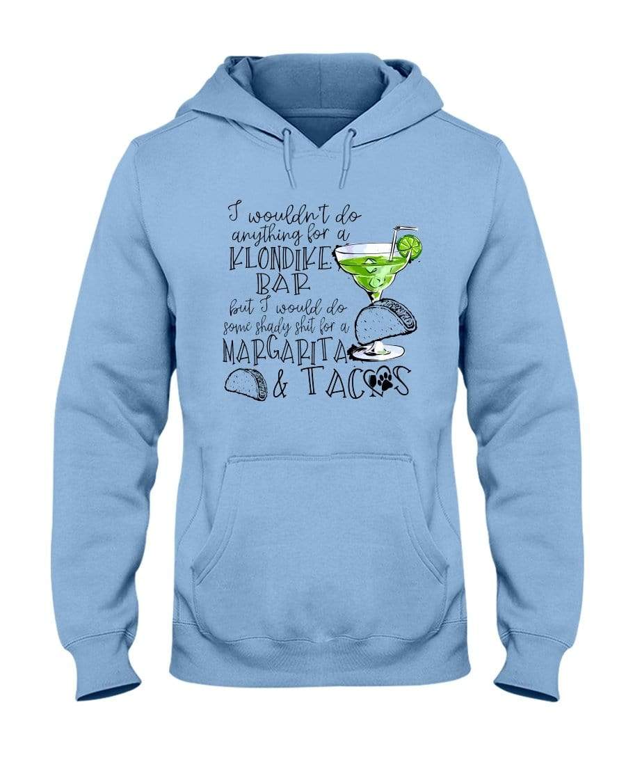 Sweatshirts Light Blue / S Winey Bitches Co Margaritas and Tacos 50/50 Hoodie WineyBitchesCo