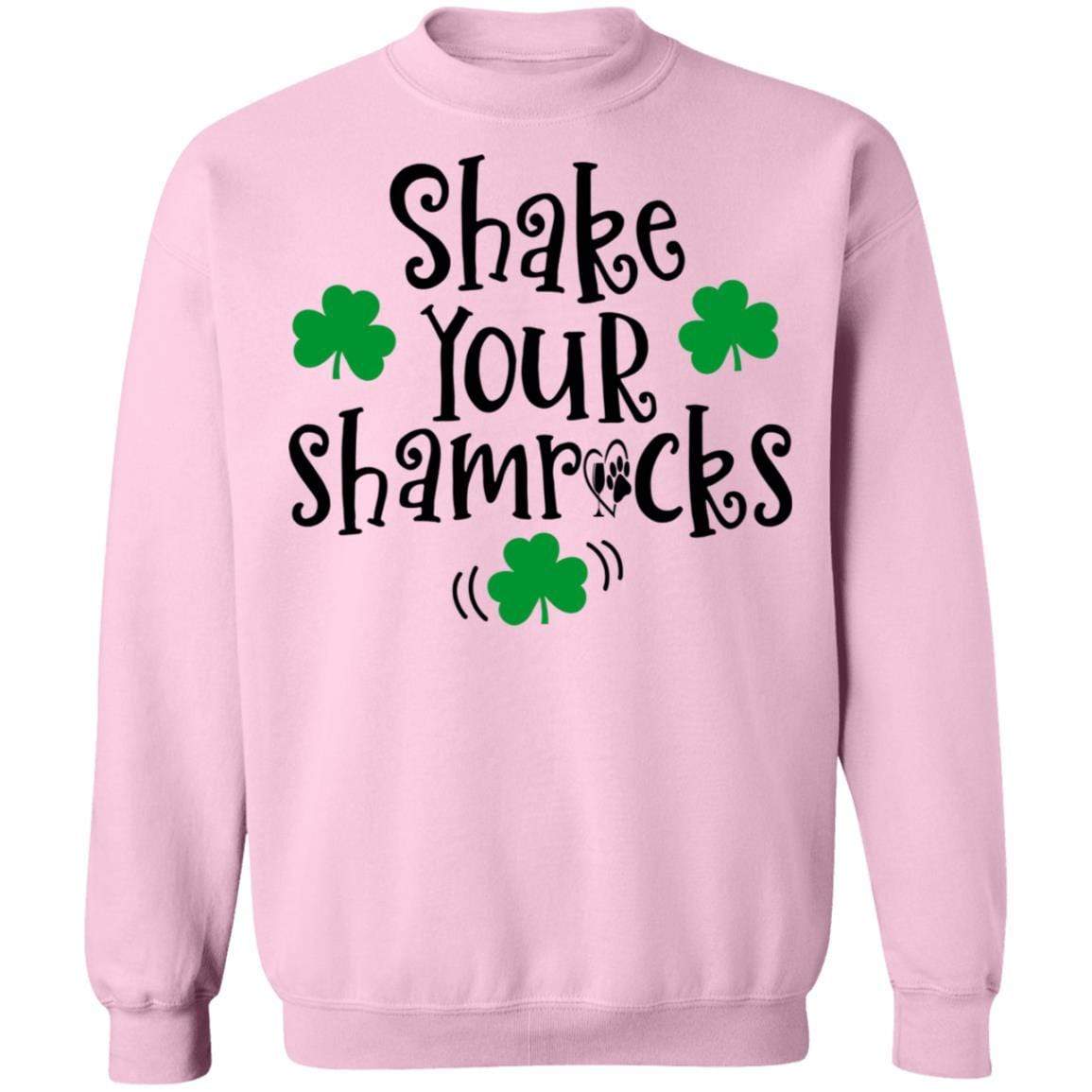 Sweatshirts Light Pink / S Winey Bitches Co "Shake Your Shamrocks" Crewneck Pullover Sweatshirt 8 oz. WineyBitchesCo