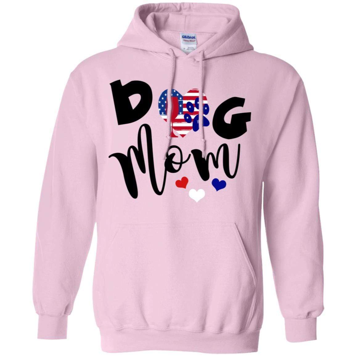Sweatshirts Light Pink / S WineyBitches.Co Dog Mom Pullover Hoodie 8 oz. WineyBitchesCo
