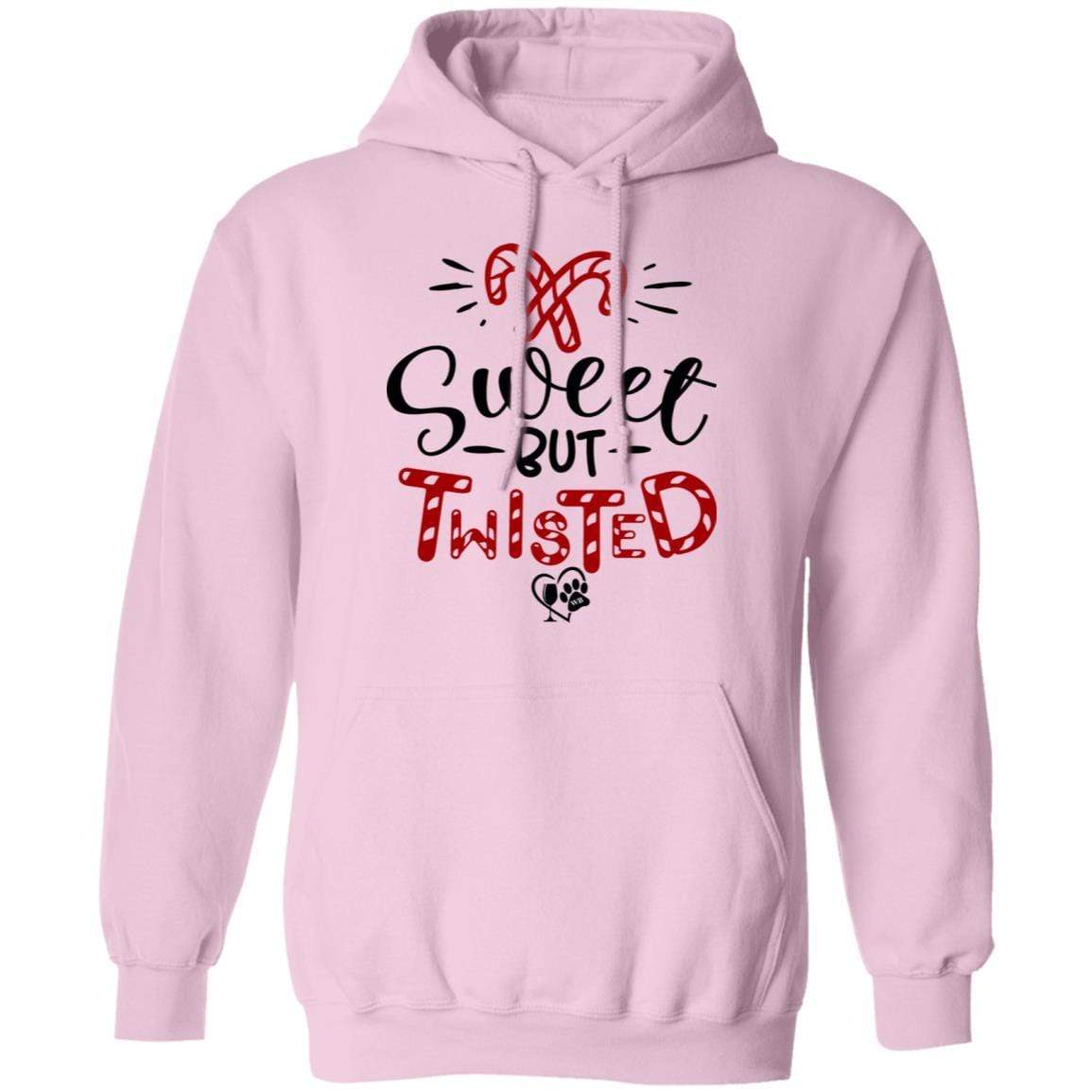 Sweatshirts Light Pink / S WineyBitches.Co "Sweet But Twisted" Pullover Hoodie 8 oz. WineyBitchesCo