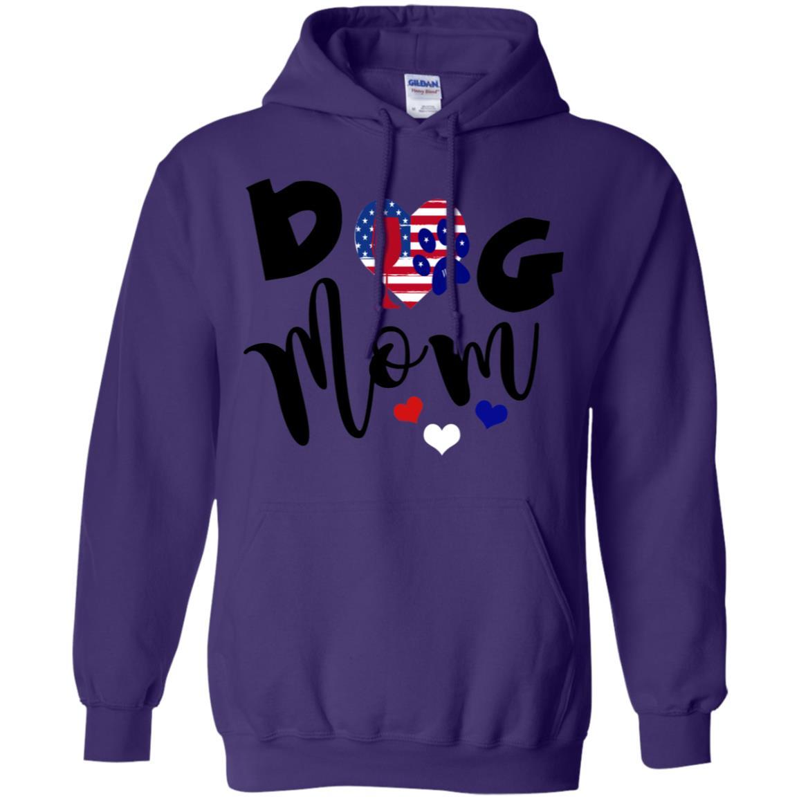Sweatshirts Purple / S WineyBitches.Co Dog Mom Pullover Hoodie 8 oz. WineyBitchesCo