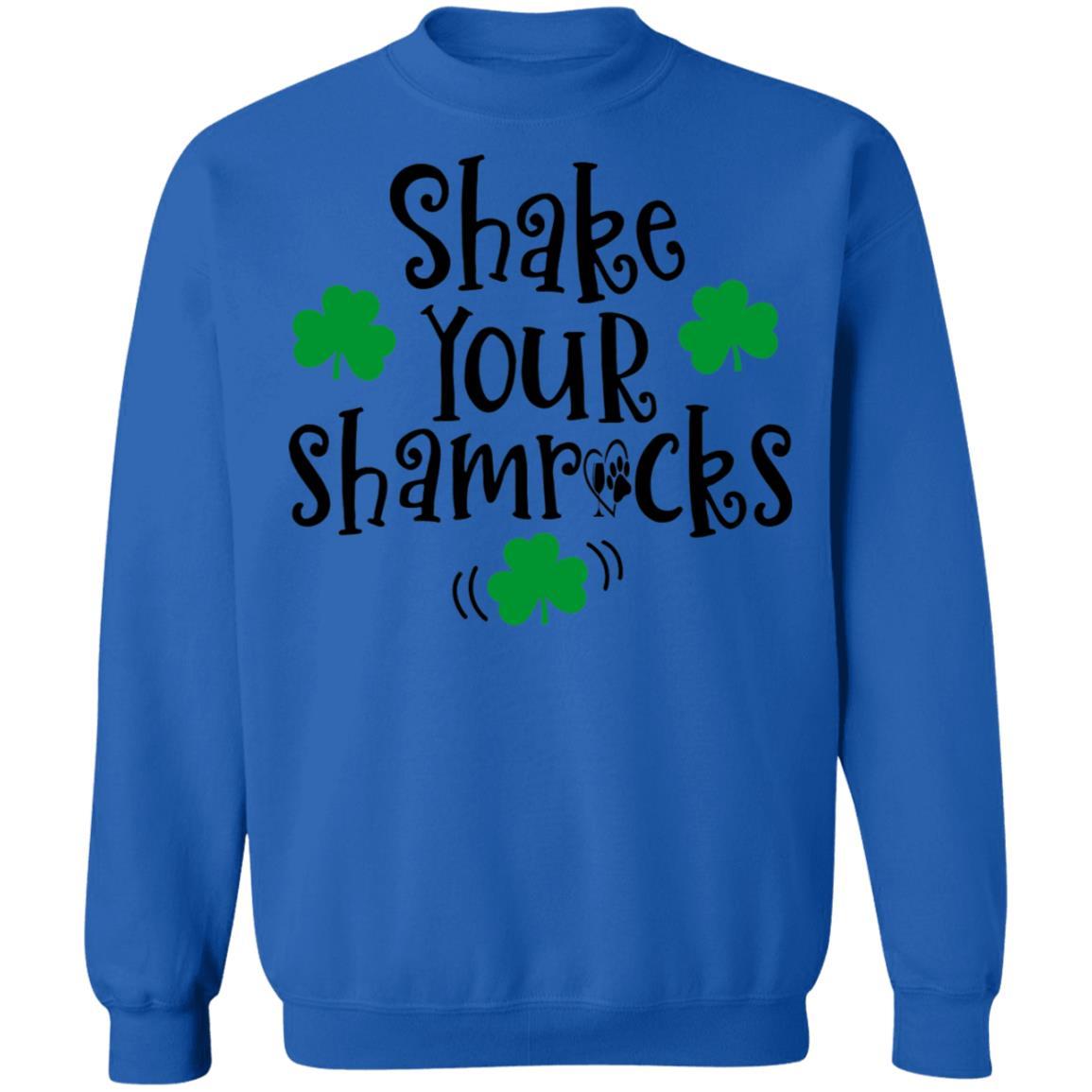 Sweatshirts Royal / S Winey Bitches Co "Shake Your Shamrocks" Crewneck Pullover Sweatshirt 8 oz. WineyBitchesCo