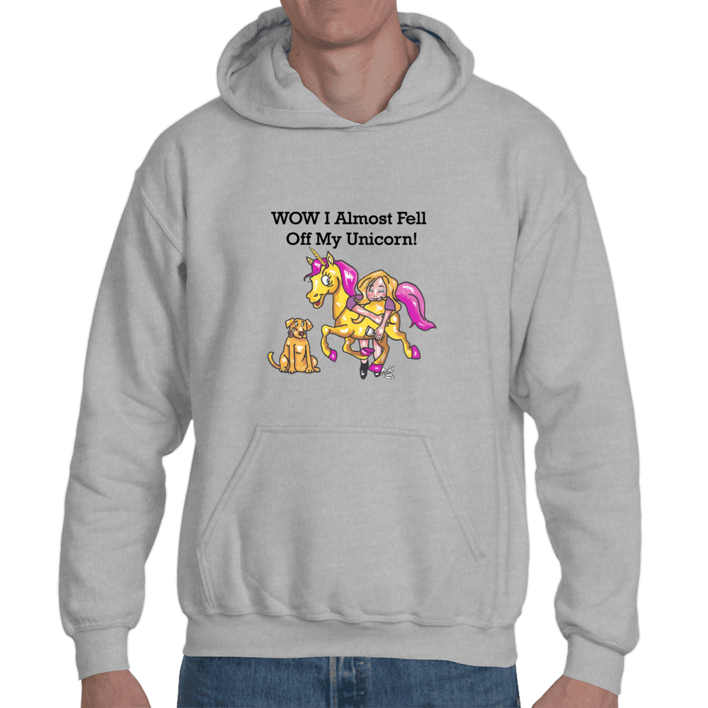 Sweatshirts Small / Ash WineyBitches.co Unicorn Hoodie WineyBitchesCo