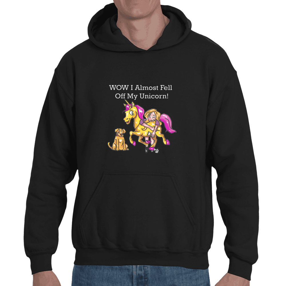 Sweatshirts Small / Black WineyBitches.co Unicorn Hoodie WineyBitchesCo