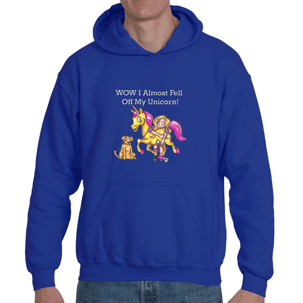 Sweatshirts Small / Carolina Blue WineyBitches.co Unicorn Hoodie WineyBitchesCo
