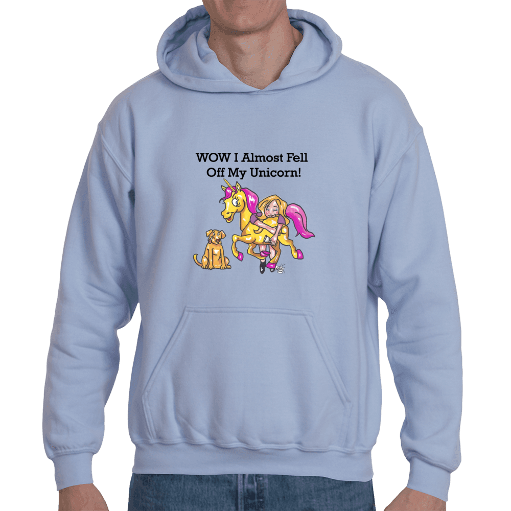 Sweatshirts Small / Light Blue WineyBitches.co Unicorn Hoodie WineyBitchesCo