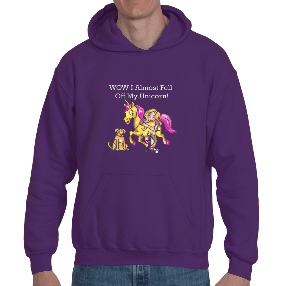 Sweatshirts Small / Purple WineyBitches.co Unicorn Hoodie WineyBitchesCo