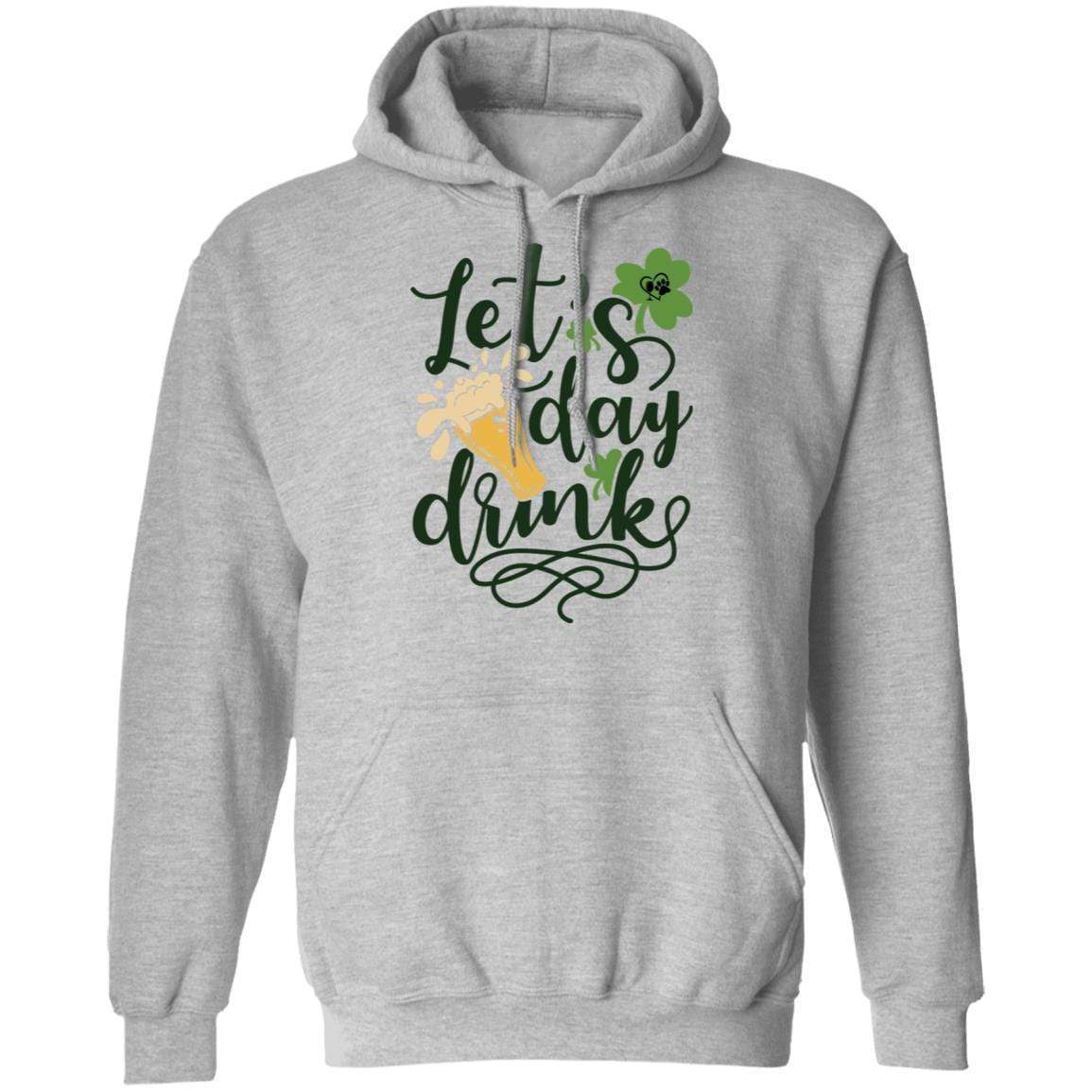 Sweatshirts Sport Grey / S Winey Bitches Co "Let's Day Drink" Pullover Hoodie 8 oz. WineyBitchesCo