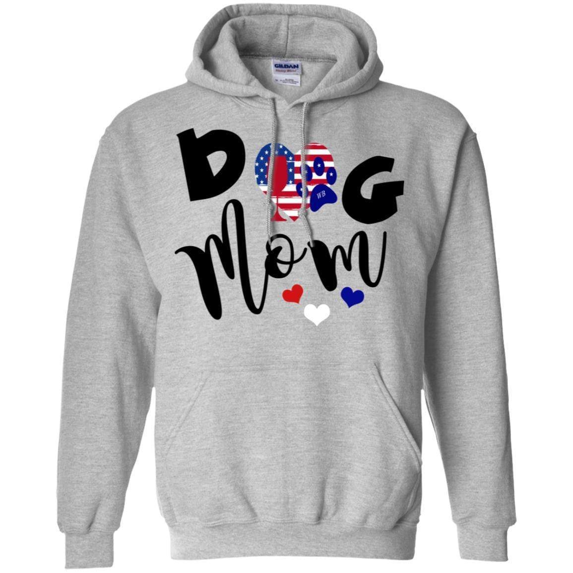 Sweatshirts Sport Grey / S WineyBitches.Co Dog Mom Pullover Hoodie 8 oz. WineyBitchesCo
