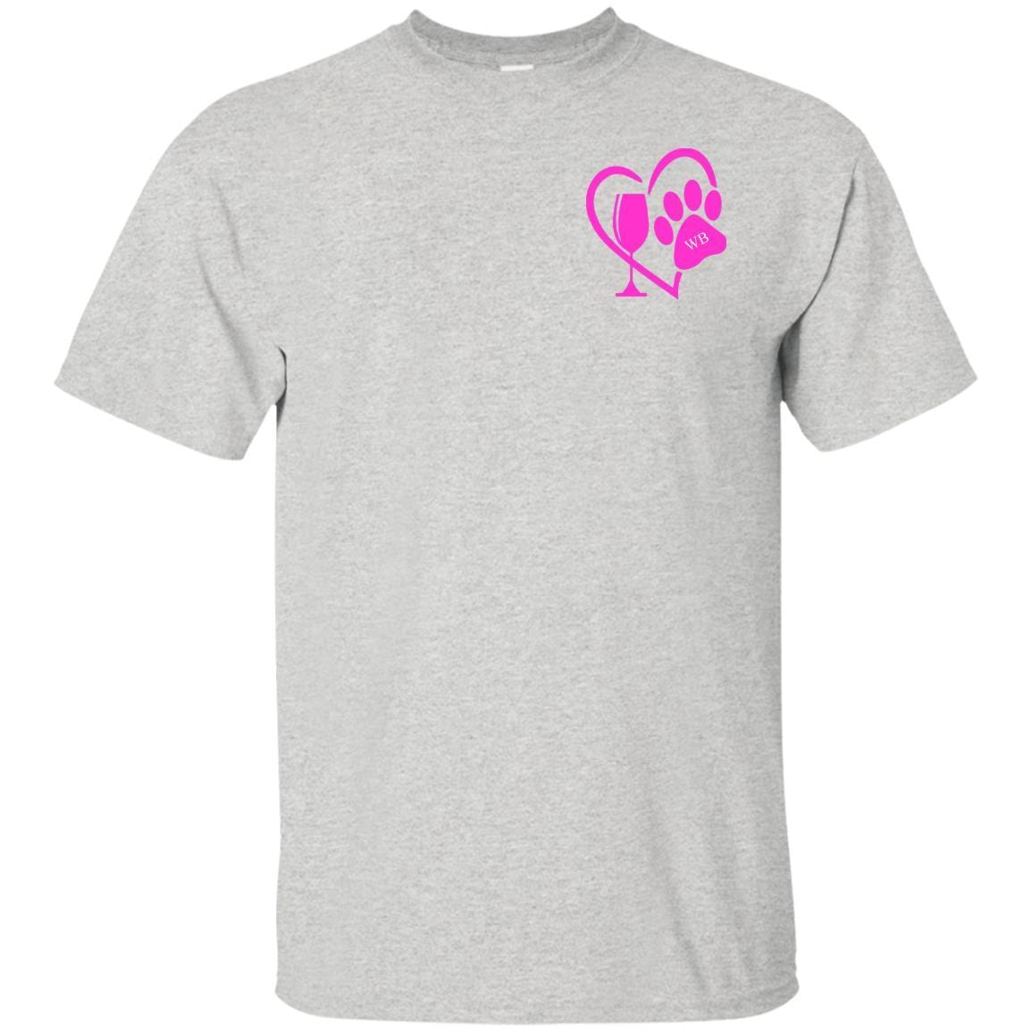 T-Shirts Ash / S WineyBitches.co "K9 Confetti" Ultra Cotton T-Shirt Duel Print WineyBitchesCo