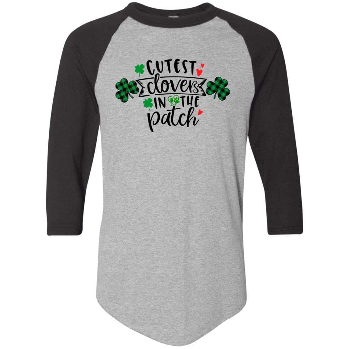 T-Shirts Athletic Heather/Black / S Winey Bitches Co Colorblock Raglan Jersey WineyBitchesCo