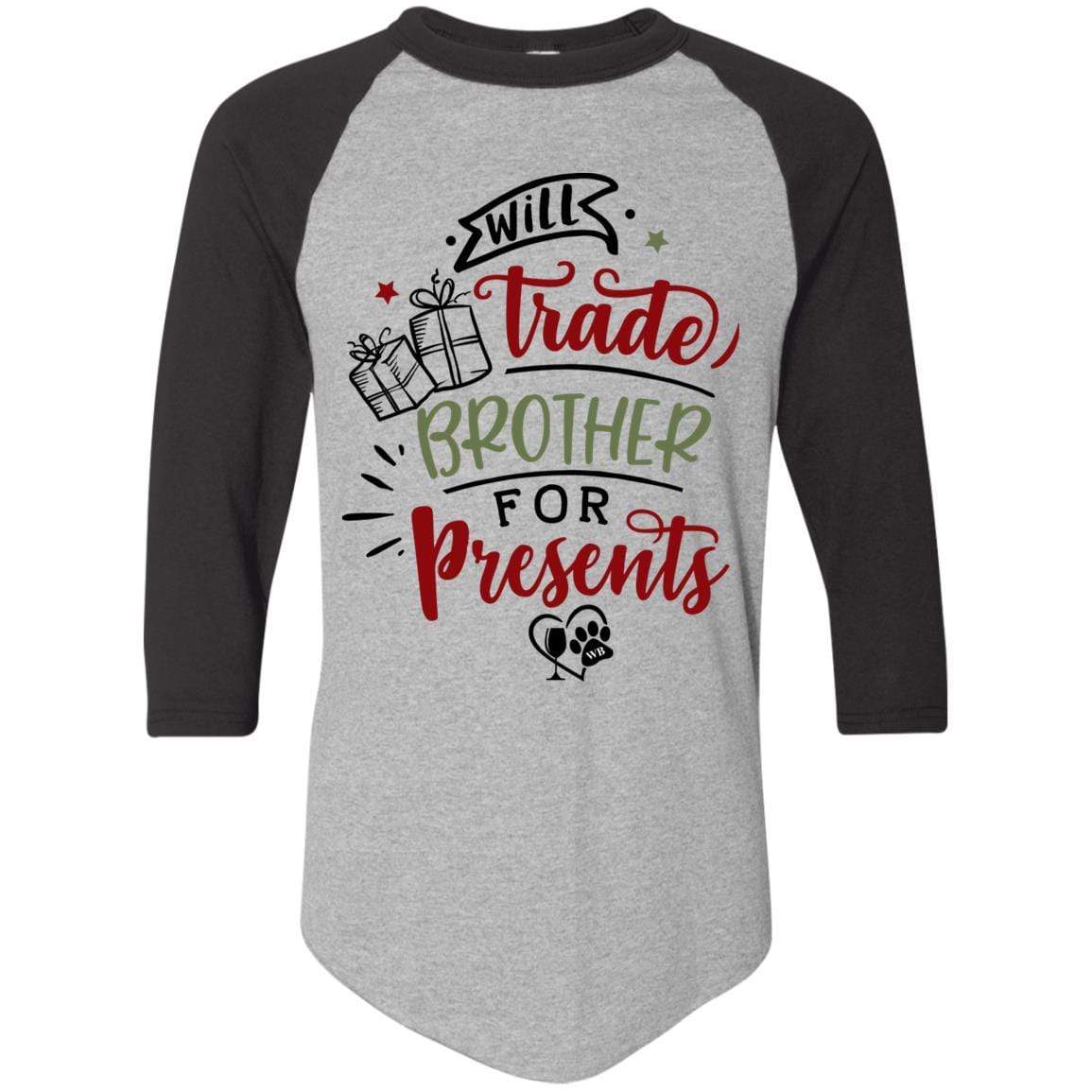 T-Shirts Athletic Heather/Black / S WineyBitches.Co Colorblock Raglan Jersey WineyBitchesCo