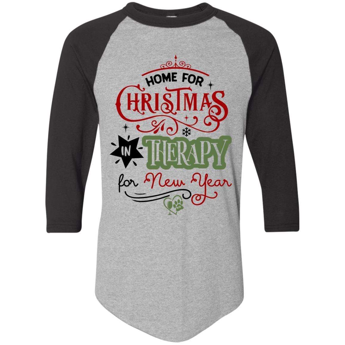 T-Shirts Athletic Heather/Black / S WineyBitches.Co Colorblock Raglan Jersey WineyBitchesCo
