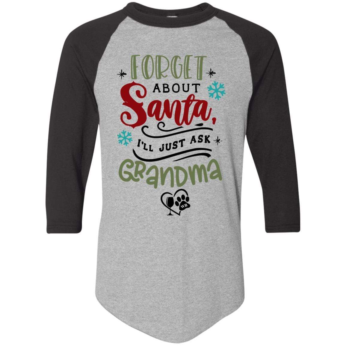 T-Shirts Athletic Heather/Black / S WineyBitches.Co Colorblock Raglan Jersey WineyBitchesCo