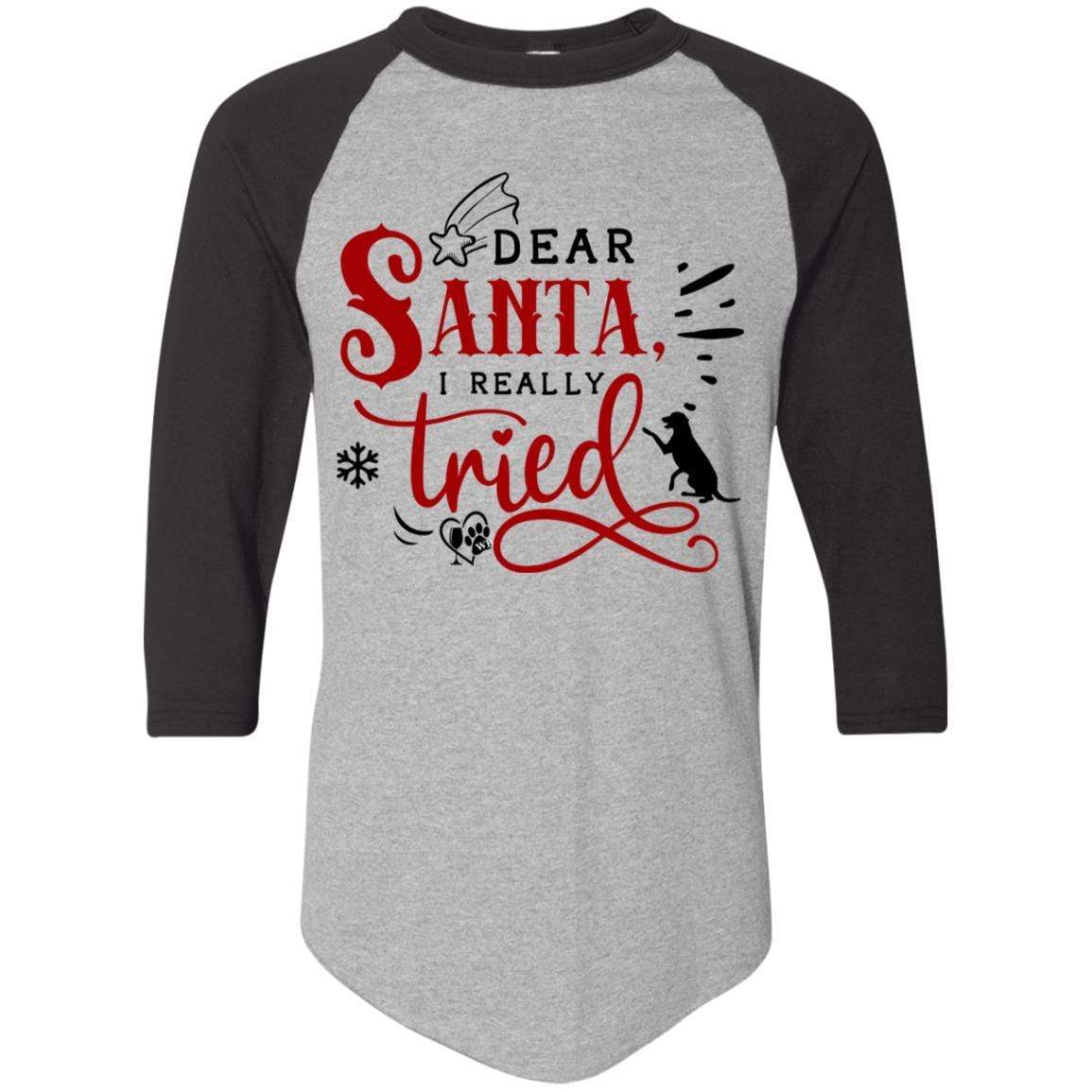 T-Shirts Athletic Heather/Black / S WineyBitches.Co Colorblock Raglan Jersey WineyBitchesCo