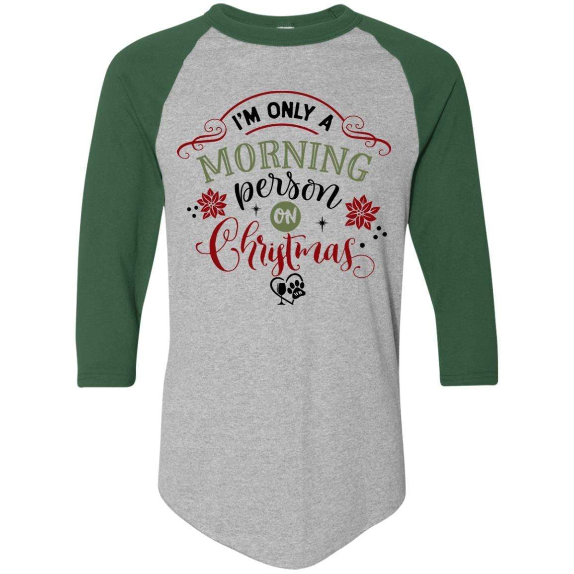 T-Shirts Athletic Heather/Dark Green / S WineyBitches.Co Colorblock Raglan Jersey WineyBitchesCo