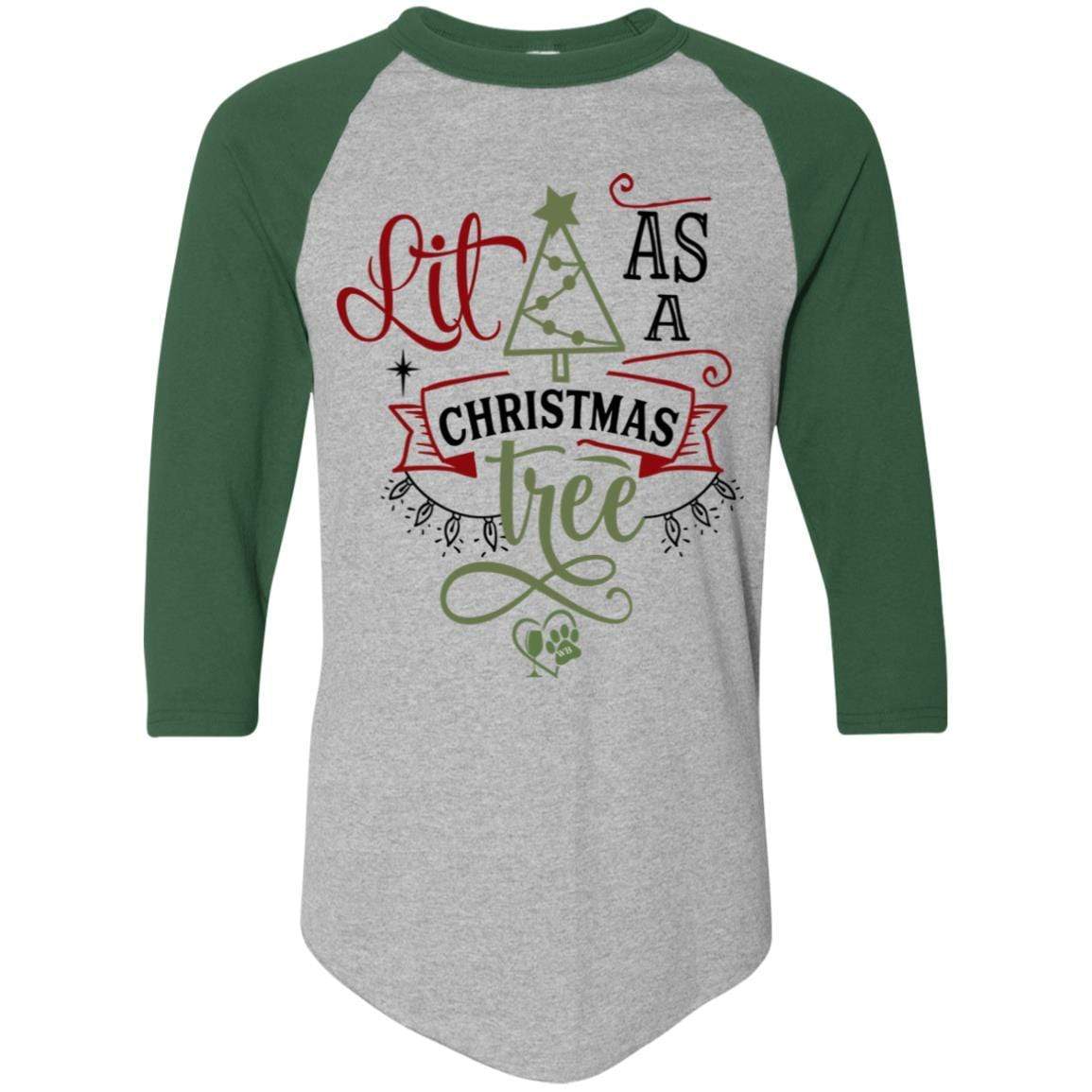 T-Shirts Athletic Heather/Dark Green / S WineyBitches.Co Colorblock Raglan Jersey WineyBitchesCo