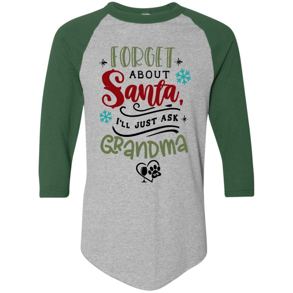 T-Shirts Athletic Heather/Dark Green / S WineyBitches.Co Colorblock Raglan Jersey WineyBitchesCo