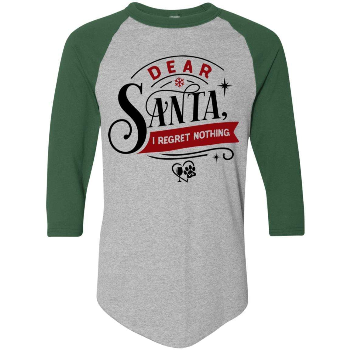 T-Shirts Athletic Heather/Dark Green / S WineyBitches.Co Colorblock Raglan Jersey WineyBitchesCo