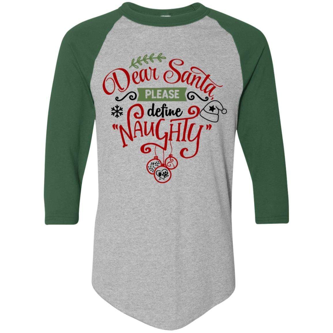 T-Shirts Athletic Heather/Dark Green / S WineyBitches.Co Colorblock Raglan Jersey WineyBitchesCo