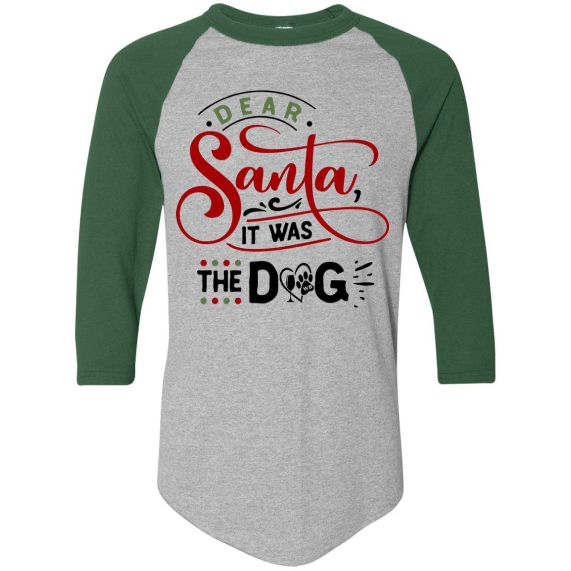 T-Shirts Athletic Heather/Dark Green / S WineyBitches.Co Colorblock Raglan Jersey WineyBitchesCo