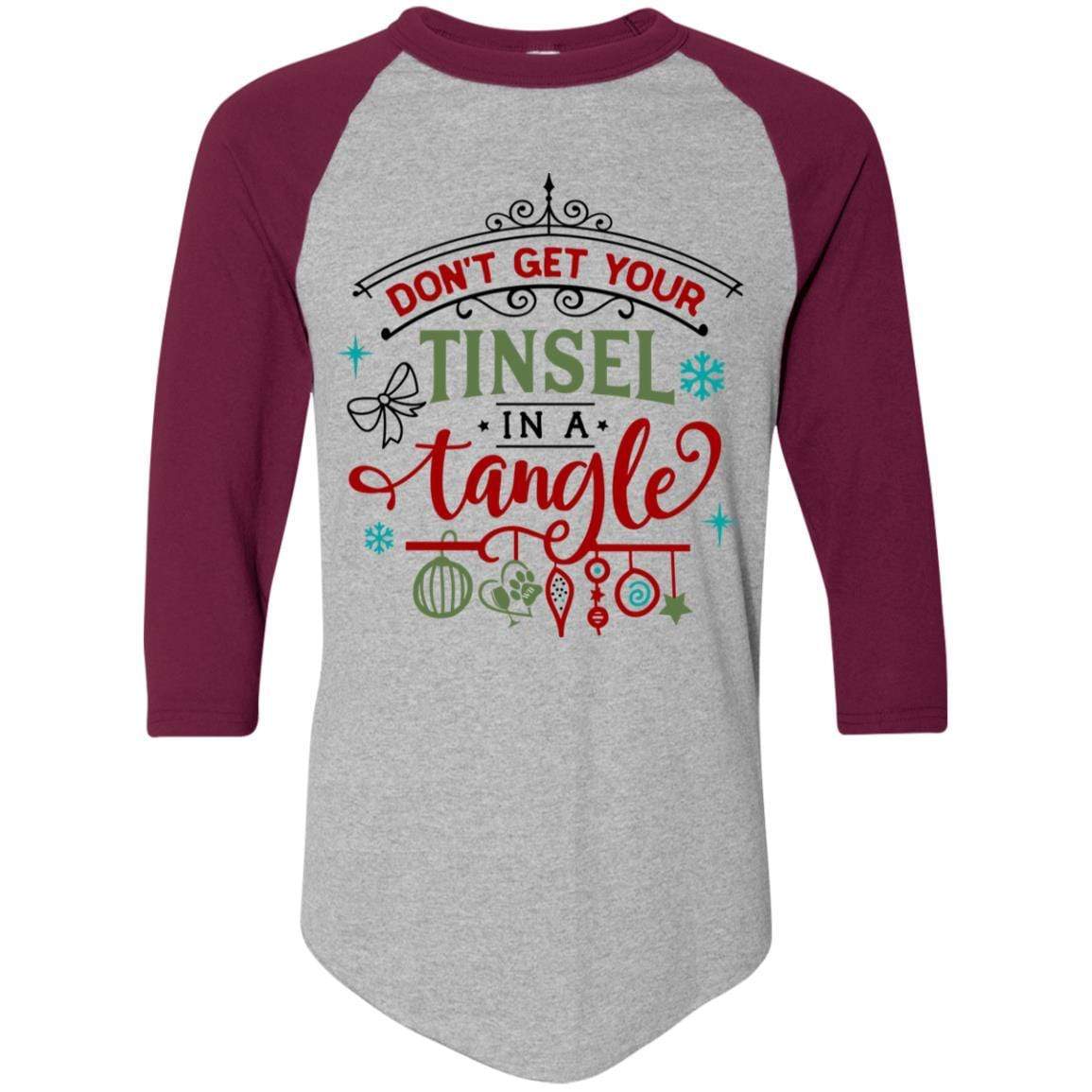 T-Shirts Athletic Heather/Maroon / S WineyBitches.Co Colorblock Raglan Jersey WineyBitchesCo