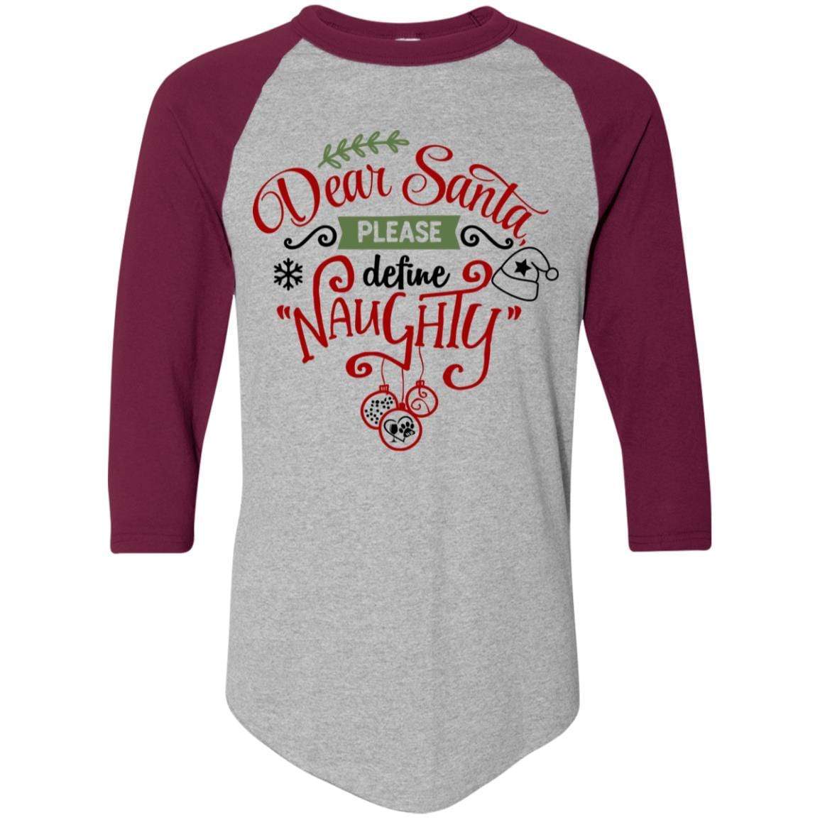 T-Shirts Athletic Heather/Maroon / S WineyBitches.Co Colorblock Raglan Jersey WineyBitchesCo