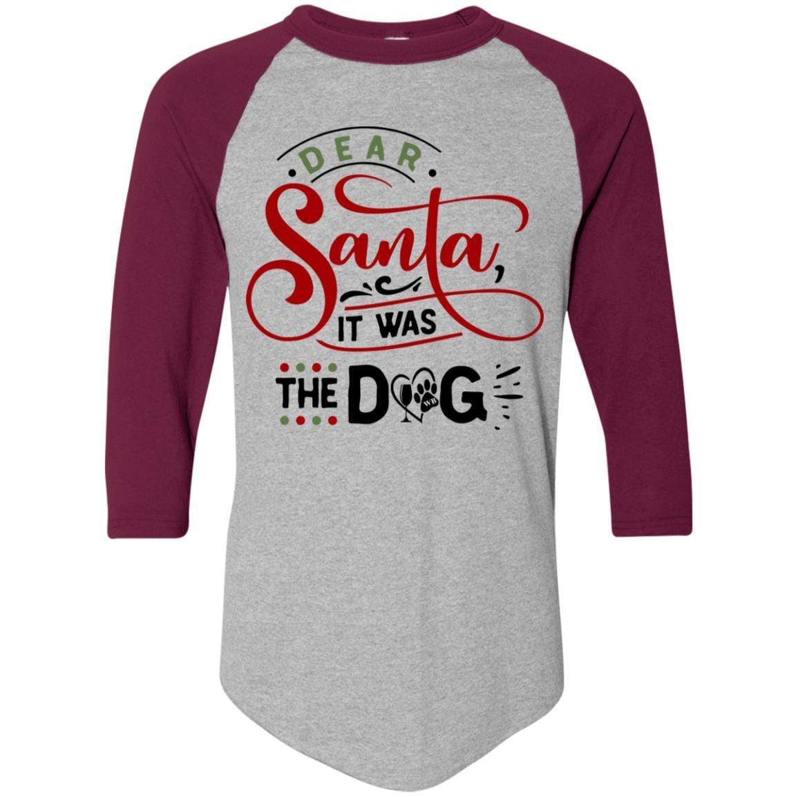 T-Shirts Athletic Heather/Maroon / S WineyBitches.Co Colorblock Raglan Jersey WineyBitchesCo