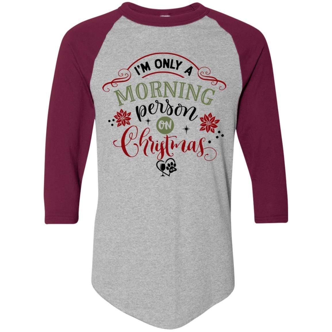 T-Shirts Athletic Heather/Maroon / S WineyBitches.Co Colorblock Raglan Jersey WineyBitchesCo