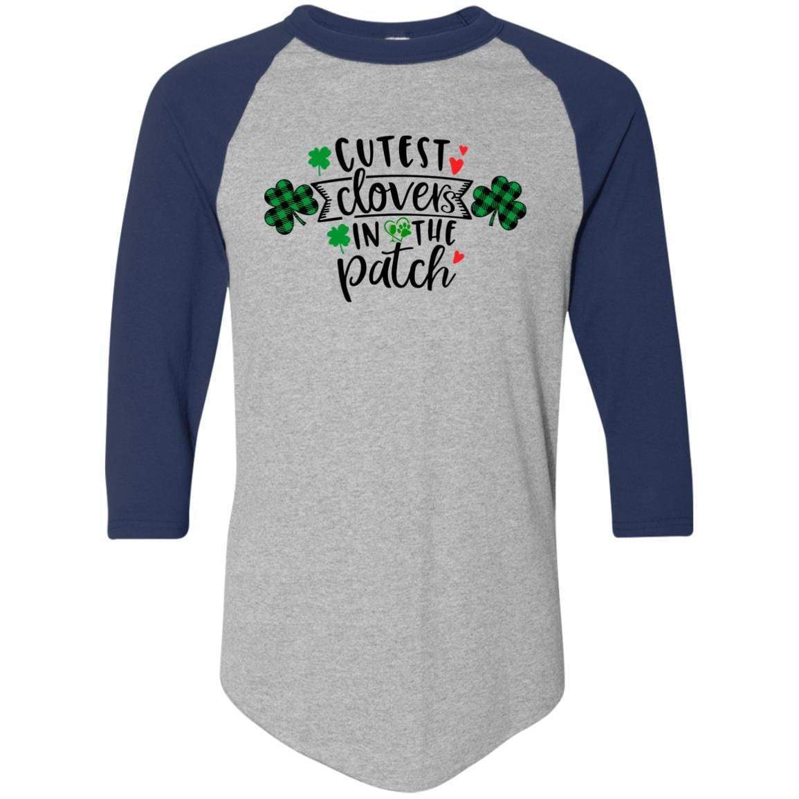 T-Shirts Athletic Heather/Navy / S Winey Bitches Co Colorblock Raglan Jersey WineyBitchesCo