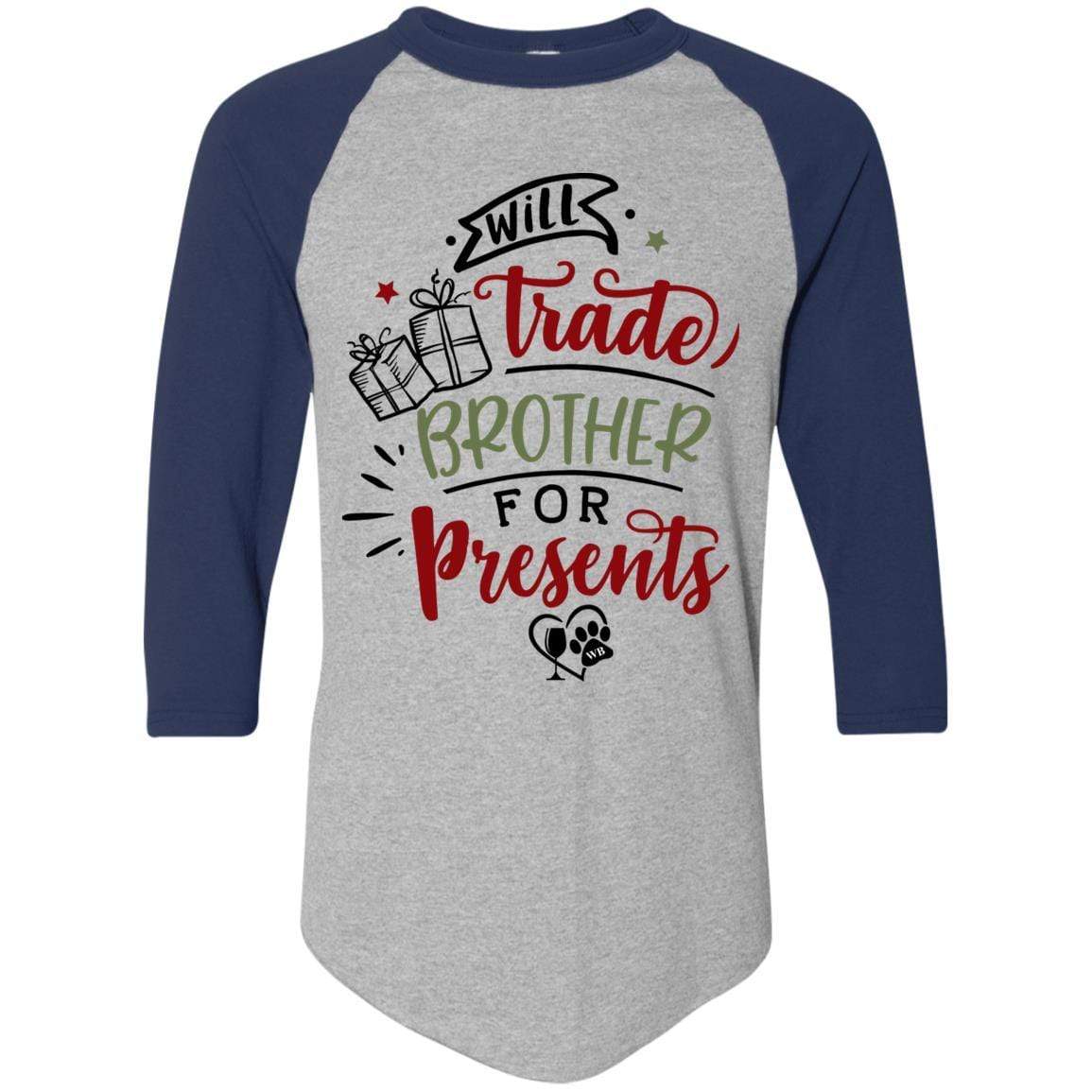 T-Shirts Athletic Heather/Navy / S WineyBitches.Co Colorblock Raglan Jersey WineyBitchesCo
