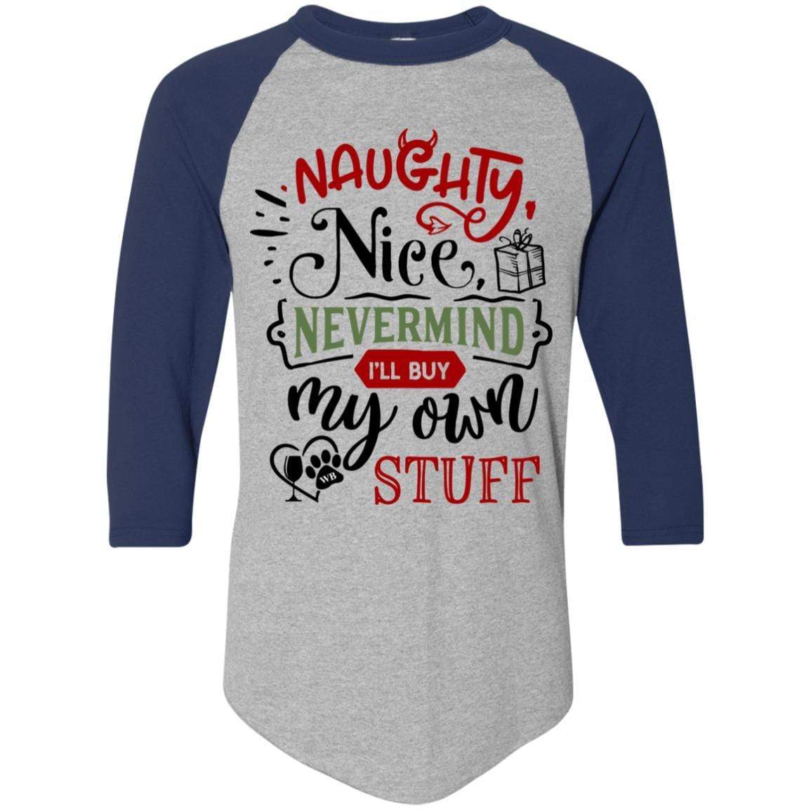 T-Shirts Athletic Heather/Navy / S WineyBitches.Co Colorblock Raglan Jersey WineyBitchesCo