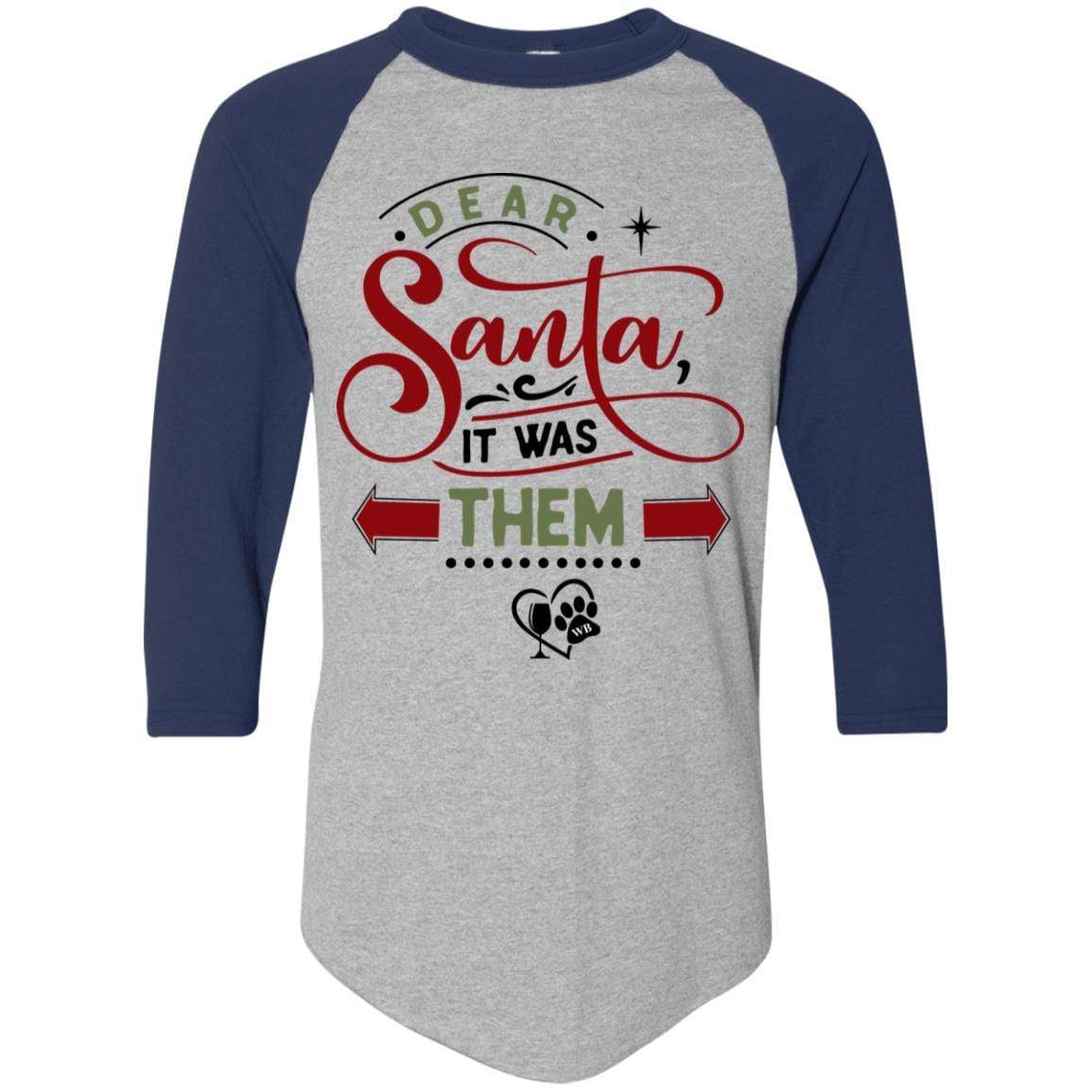 T-Shirts Athletic Heather/Navy / S WineyBitches.Co Colorblock Raglan Jersey WineyBitchesCo