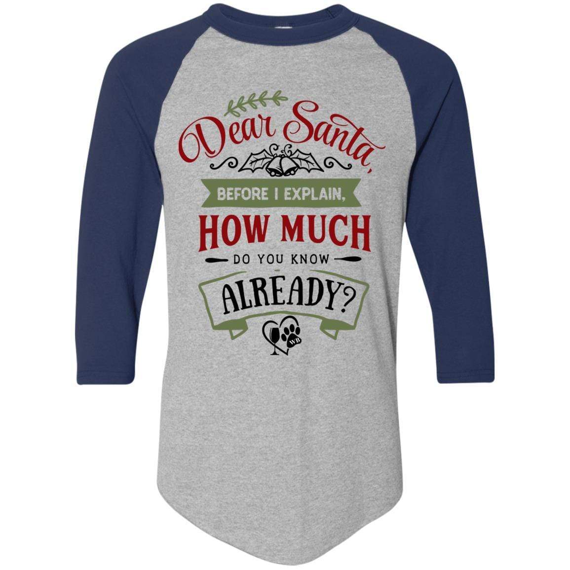 T-Shirts Athletic Heather/Navy / S WineyBitches.Co Colorblock Raglan Jersey WineyBitchesCo