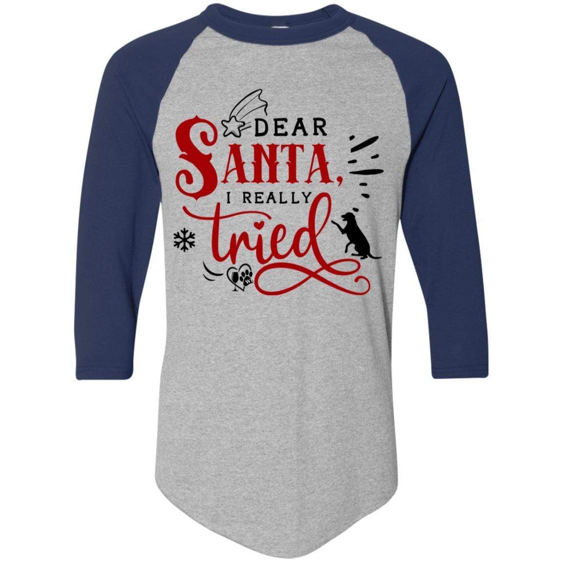 T-Shirts Athletic Heather/Navy / S WineyBitches.Co Colorblock Raglan Jersey WineyBitchesCo