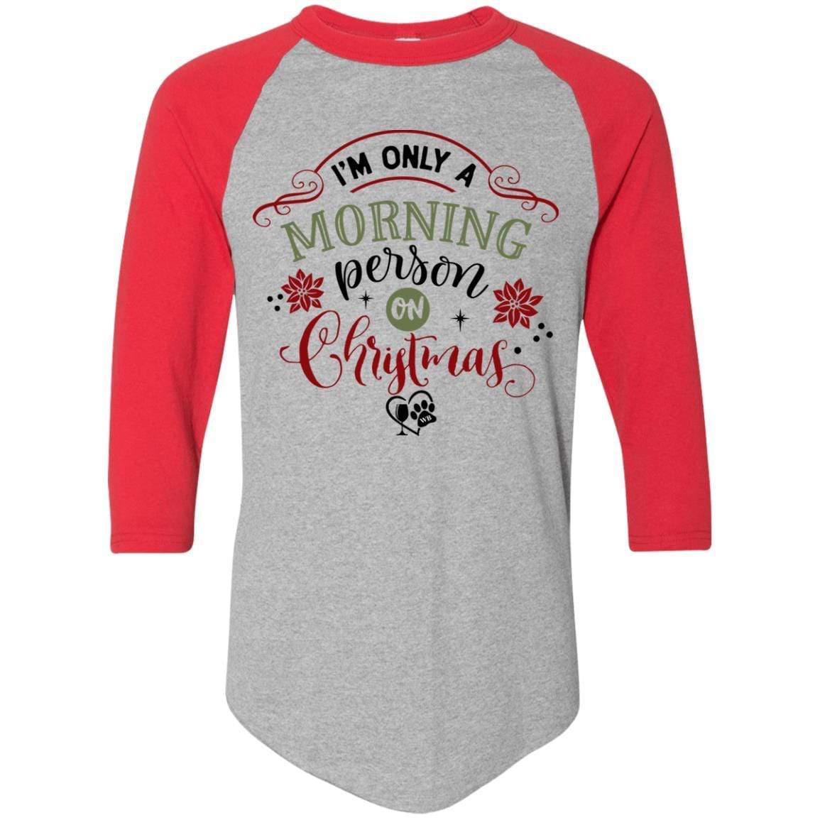 T-Shirts Athletic Heather/Red / S WineyBitches.Co Colorblock Raglan Jersey WineyBitchesCo