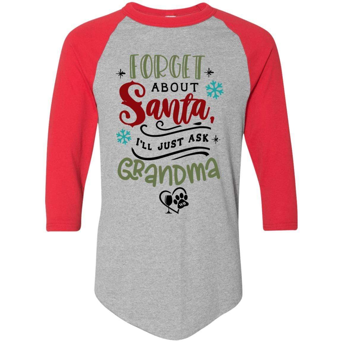 T-Shirts Athletic Heather/Red / S WineyBitches.Co Colorblock Raglan Jersey WineyBitchesCo